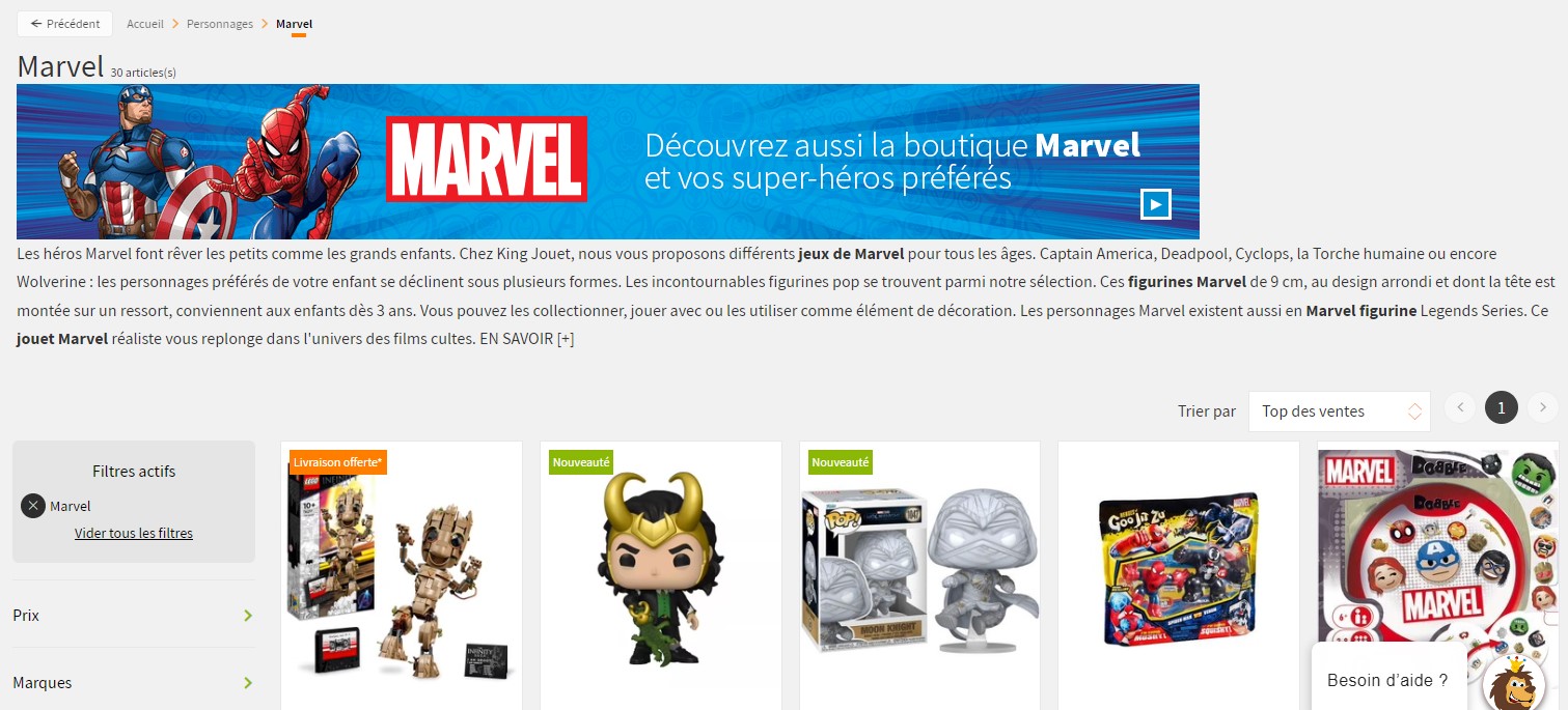 marque marvel